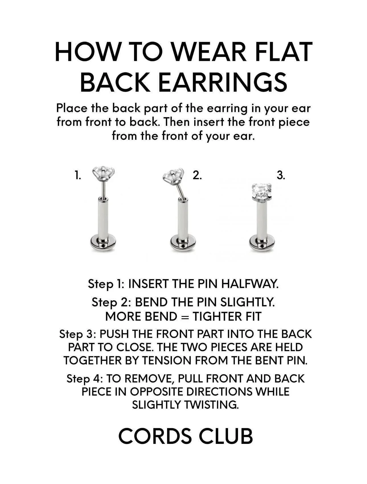 Lunar Phase Flat Back Stud - Image 4