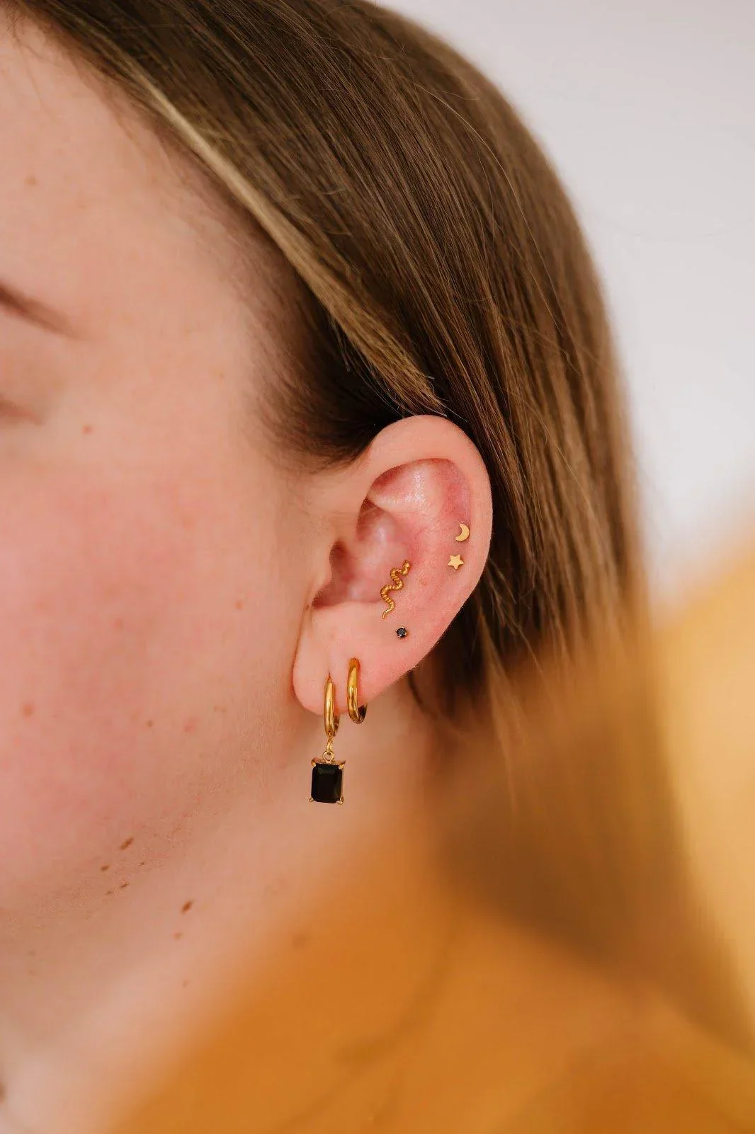 Snake Flat Back Stud - Image 4